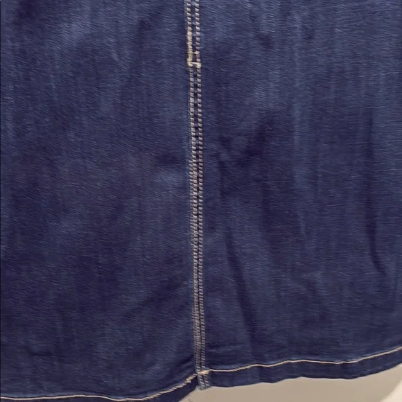 Dark Blue Denim Maxi Skirt - Picture 4 of 5